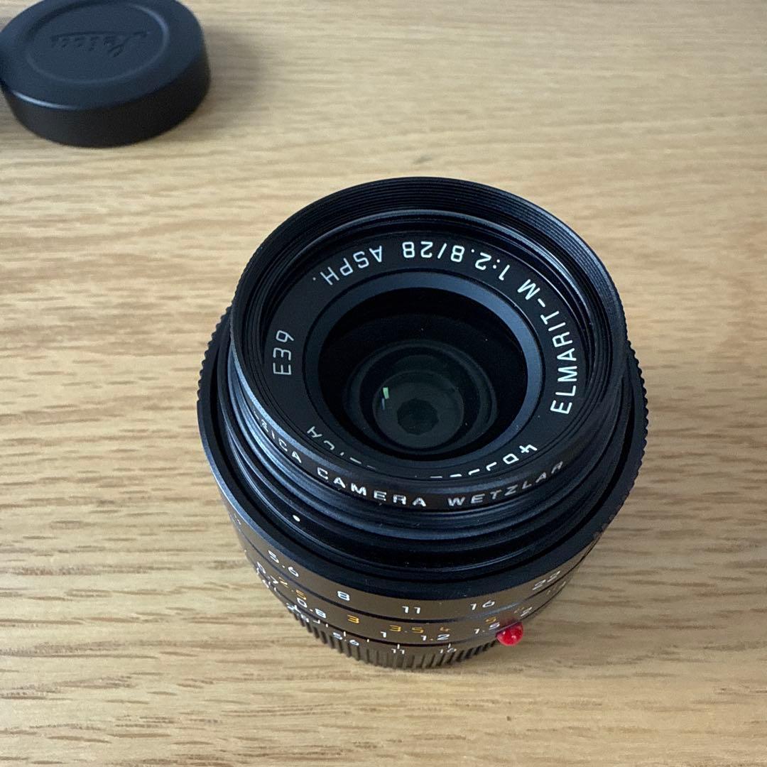 超美品 ライカ エルマリートM28mmF2.8ASPH ブラック