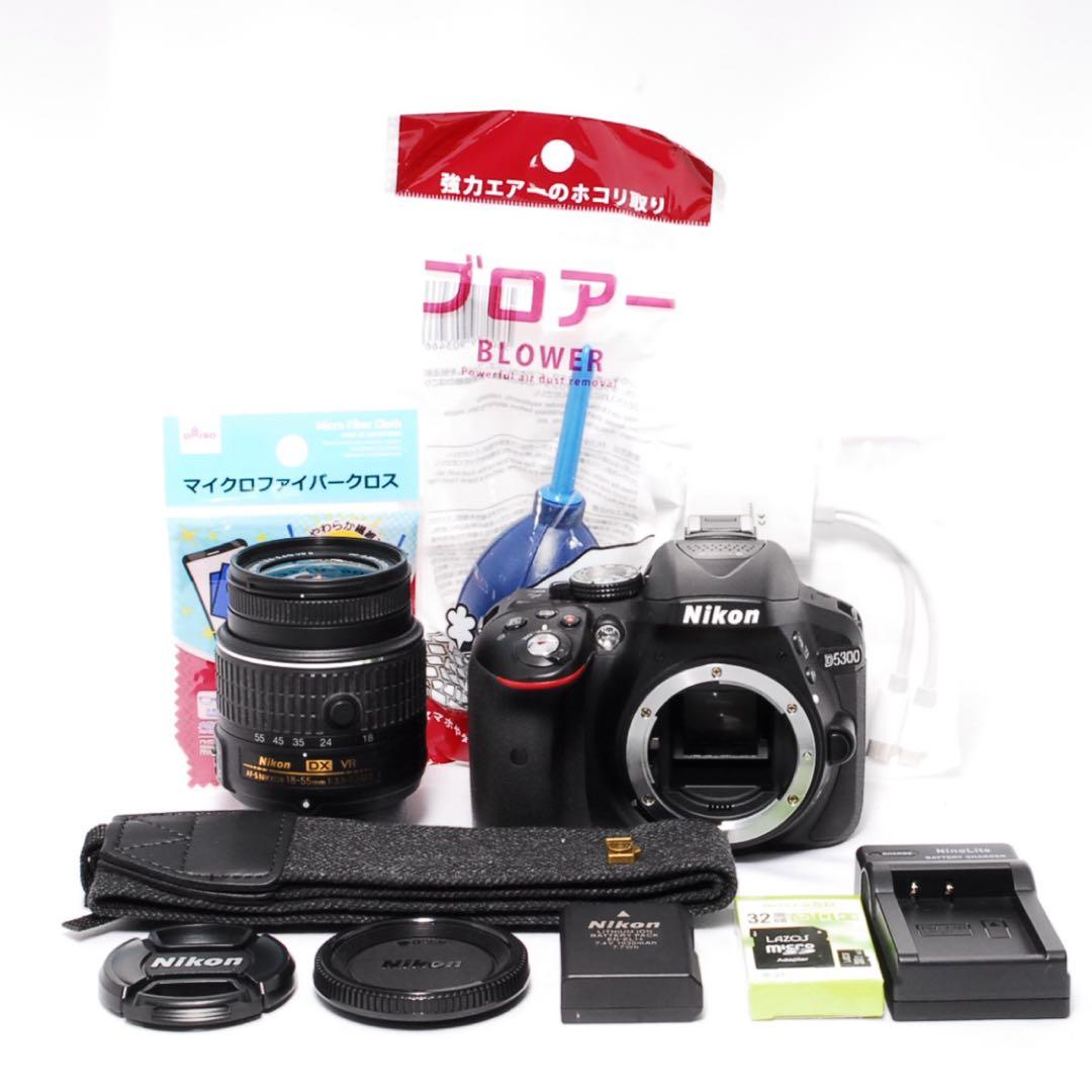 シャッター数少なめ◆Nikon D5300◆WiFiで楽々転送◆一眼レフカメラ◆