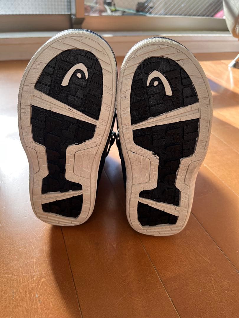 美品　BOAシステム ブラック スノーボードブーツ ￼ HEAD 23.5cm