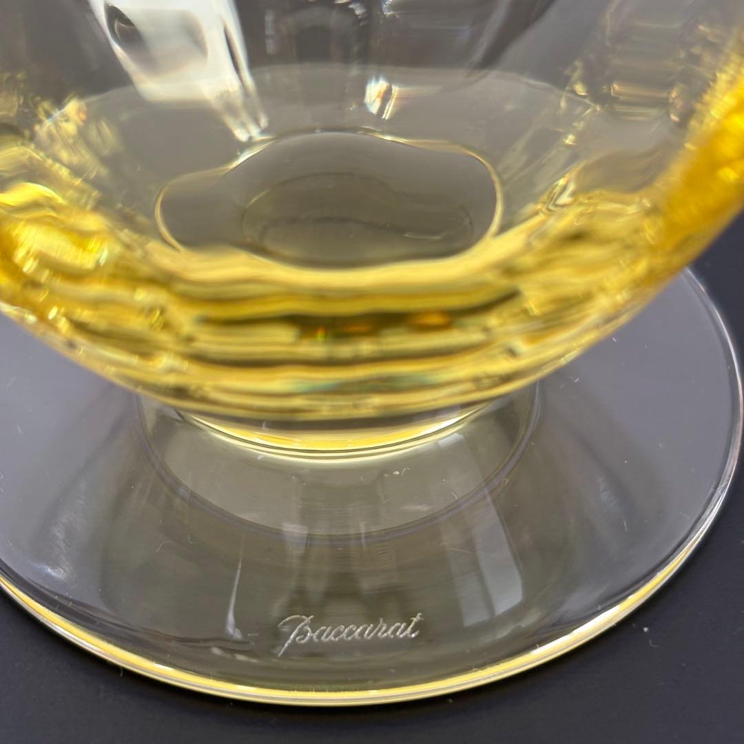 【新品未使用】Baccarat バカラ アクアレーユ 一輪挿し イエロー 希少