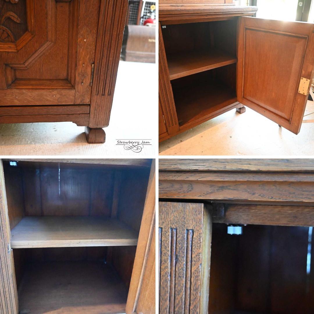 L3705-230 英国アンティーク キッチンキャビネット 食器棚 サイドボード