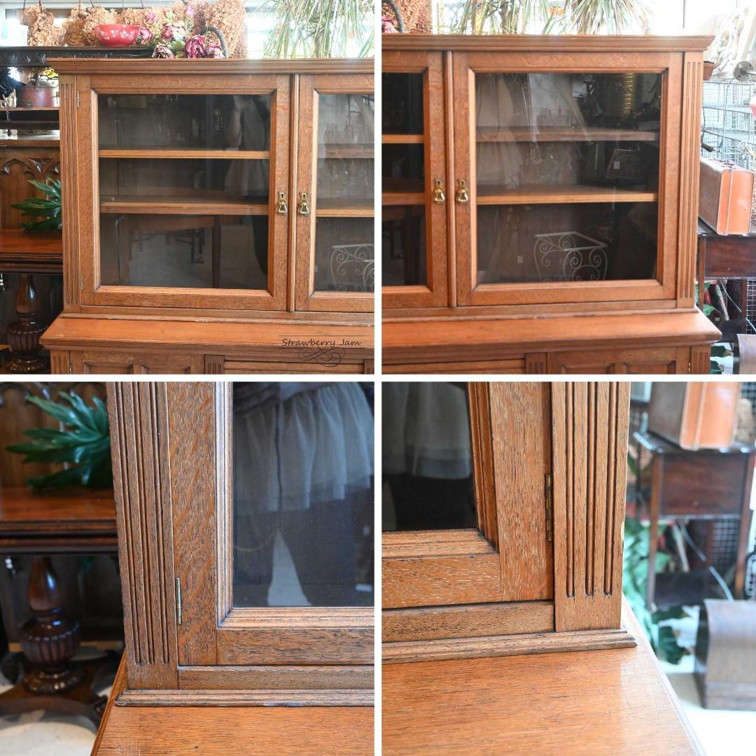 L3705-230 英国アンティーク キッチンキャビネット 食器棚 サイドボード