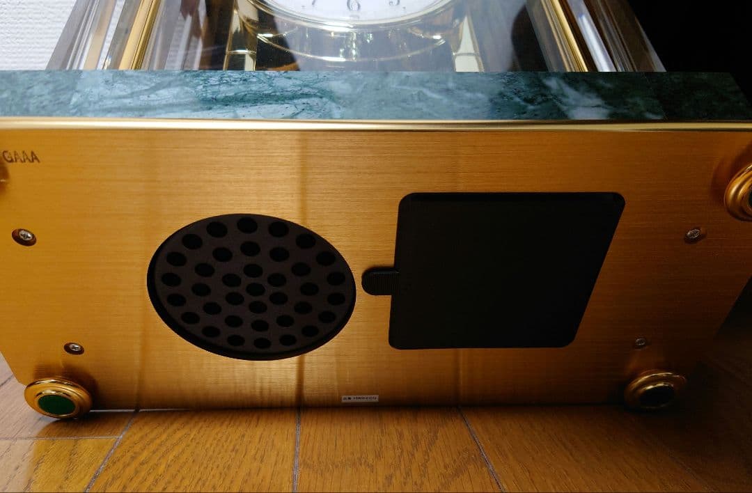 SEIKO セイコー 内閣総理大臣贈呈品 置時計 電波時計 蛇紋石