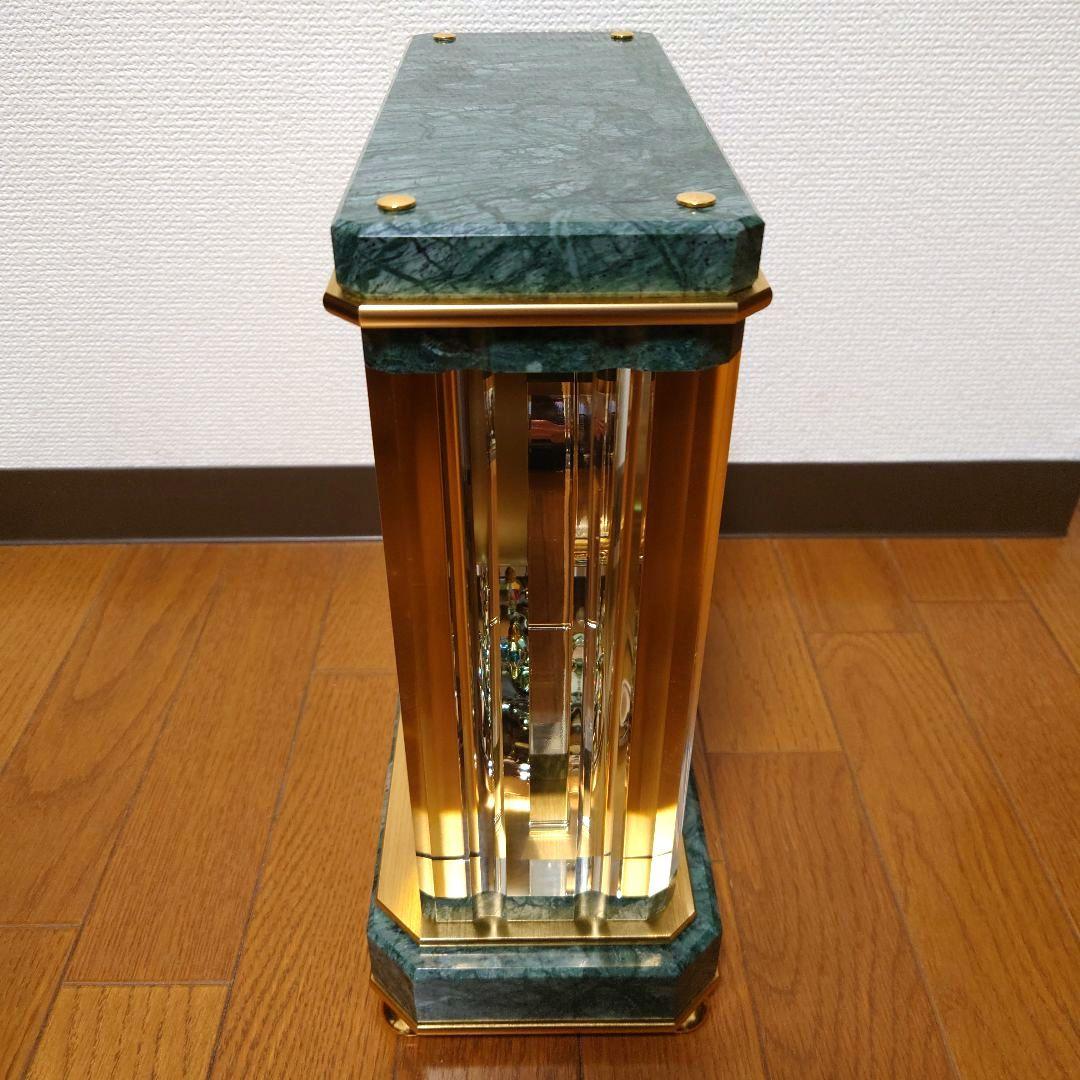 SEIKO セイコー 内閣総理大臣贈呈品 置時計 電波時計 蛇紋石