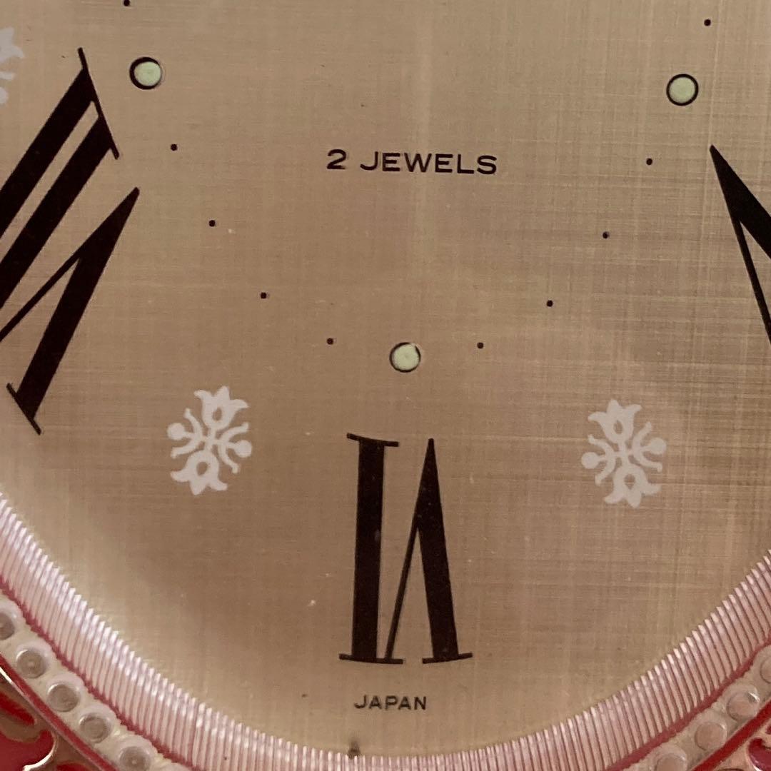 昭和レトロな手巻き目覚まし時計　セイコー ビンテージクロック バードソング