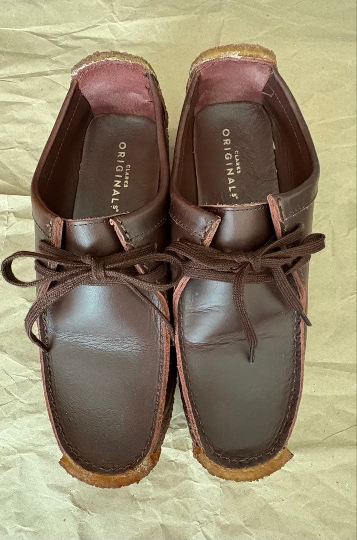 [美品] Clarksクラークス　ナタリー　ブラウン