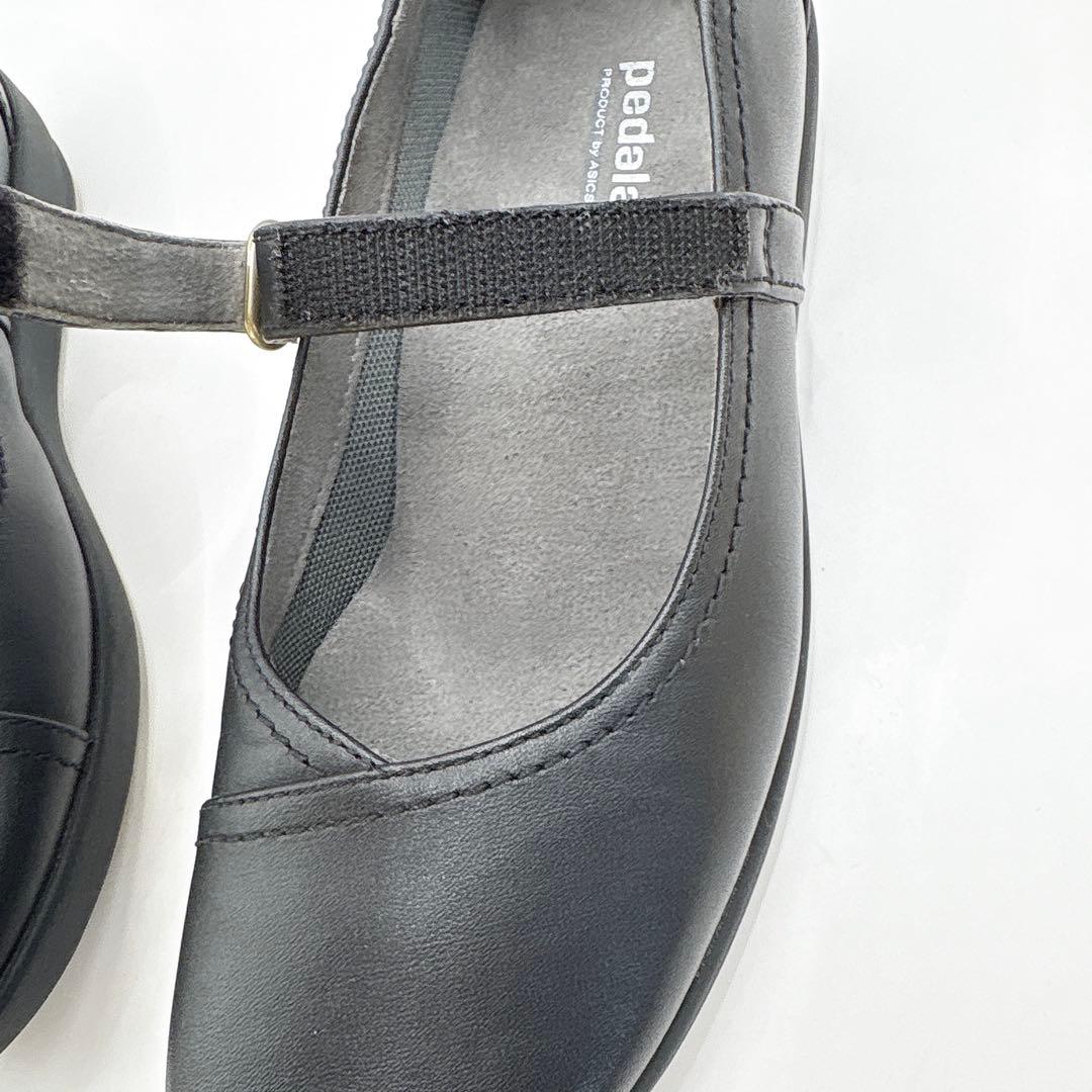 【最終】極美品Pedala ペダラ メリージェーン アシックス22 黒