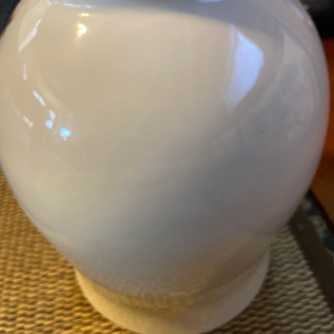 東京芸大　高橋絋　色絵　椿小鳥　壺　花瓶　置き物 木箱欠品