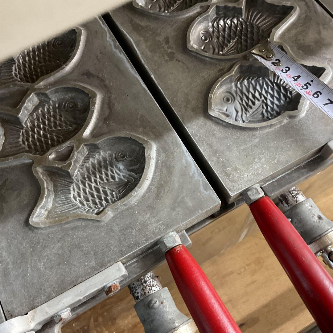 業務用魚型 たい焼き器　LPガス　屋台　鯛焼き