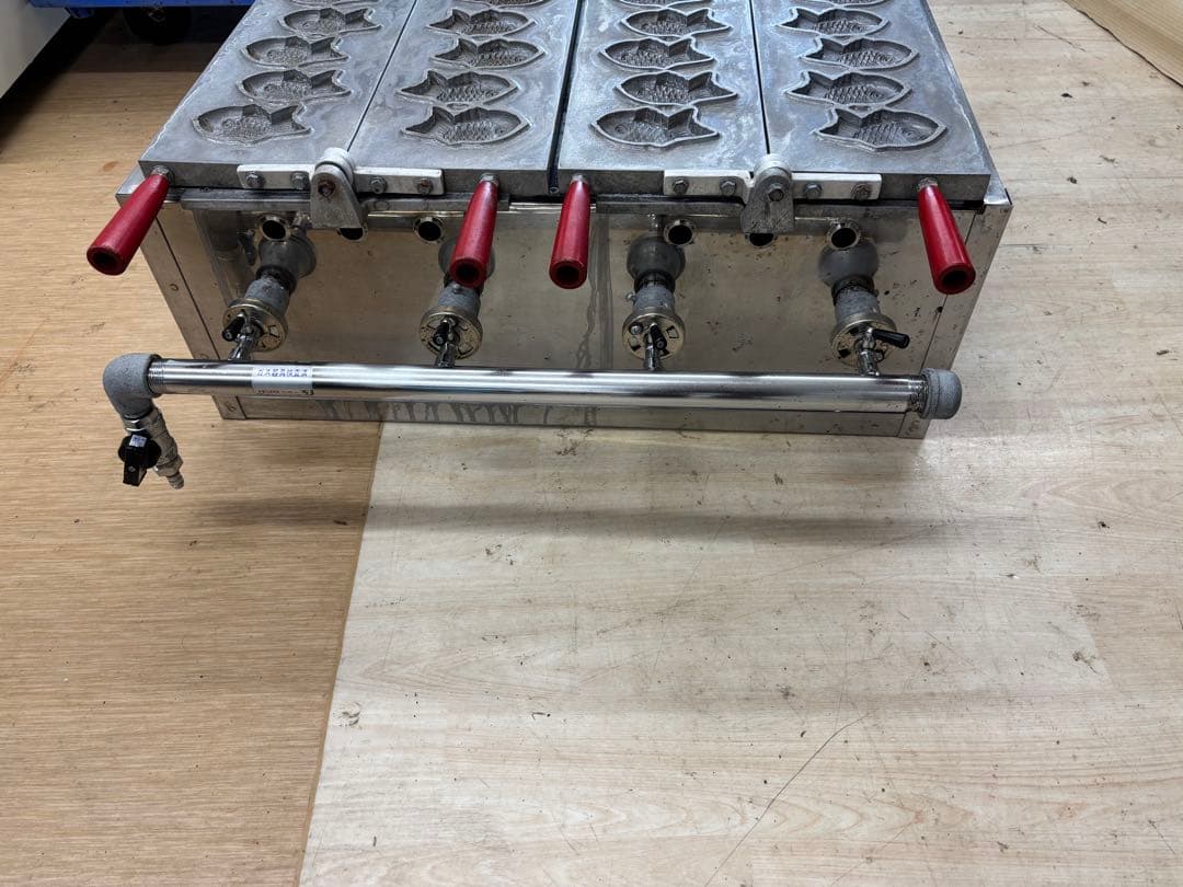 業務用魚型 たい焼き器　LPガス　屋台　鯛焼き