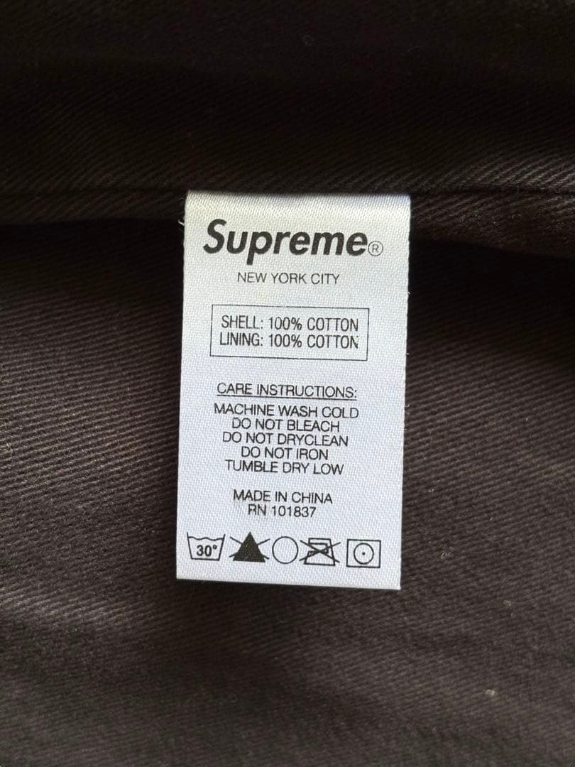 ジャケット・アウター Supreme 14AW Dry Wax Barn Coat Black M