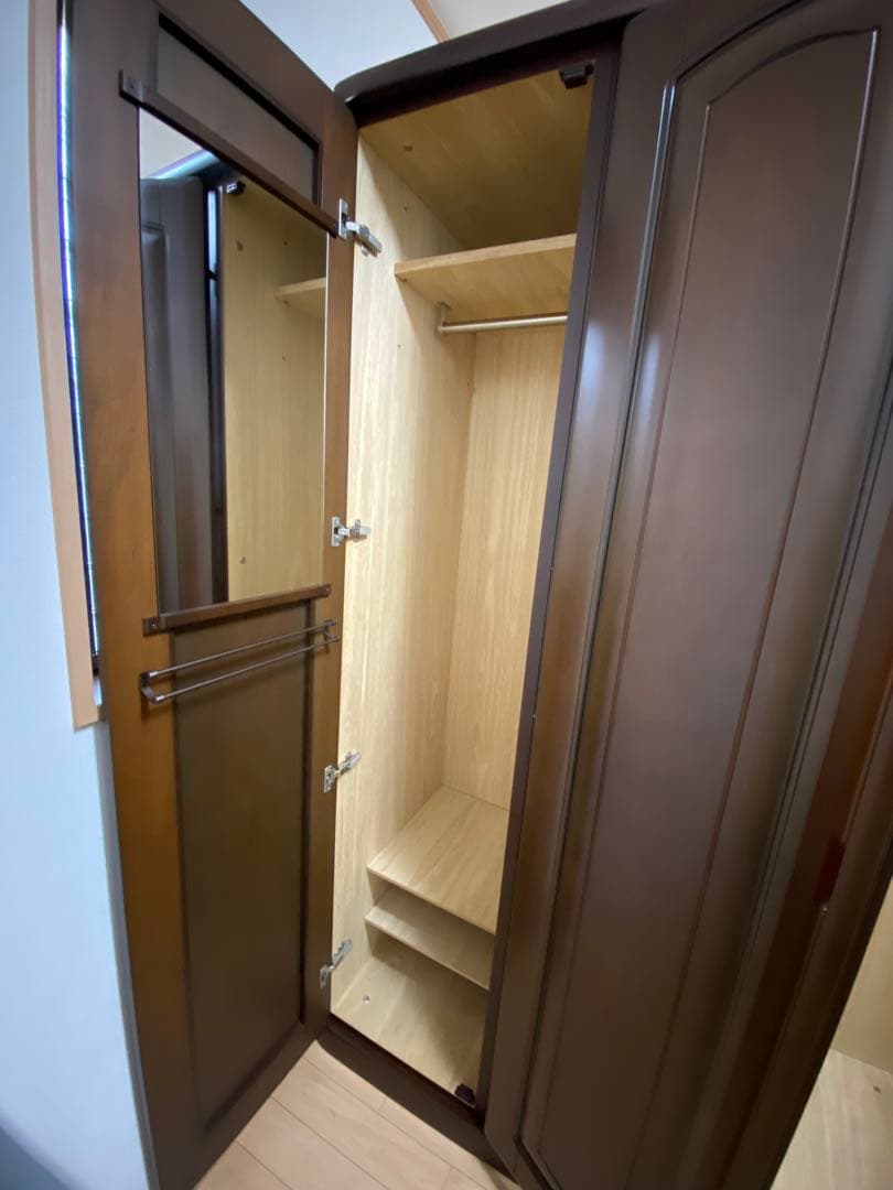 ブラウン クローゼット 婚礼家具