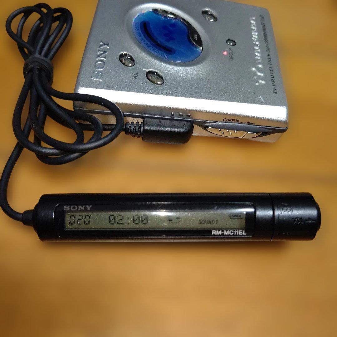 ほぼ完品 SONY ポータブルMDプレーヤー MZ-E505