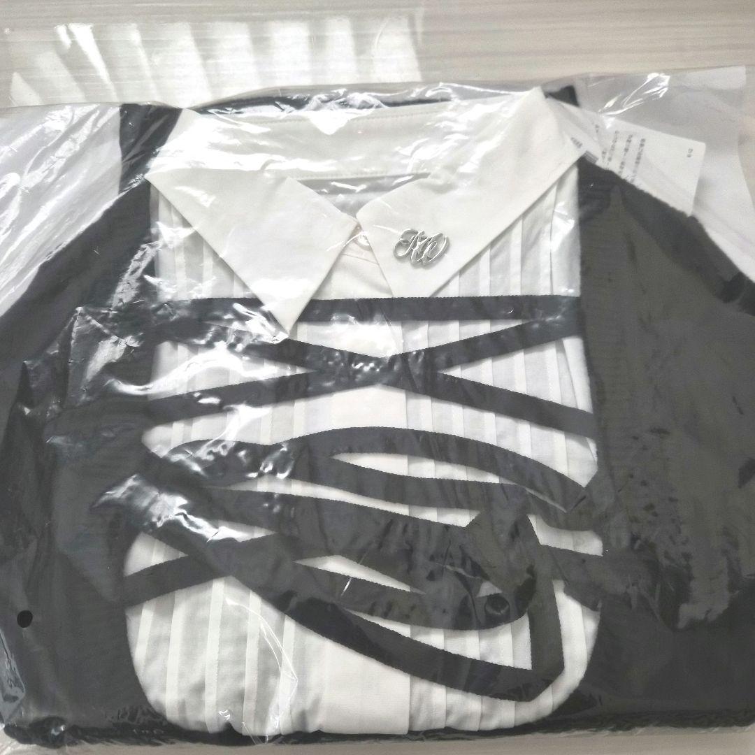 ミシェルマカロン　ハニーミュウ　レースアップドッキングトップス　フリーサイズ　黒