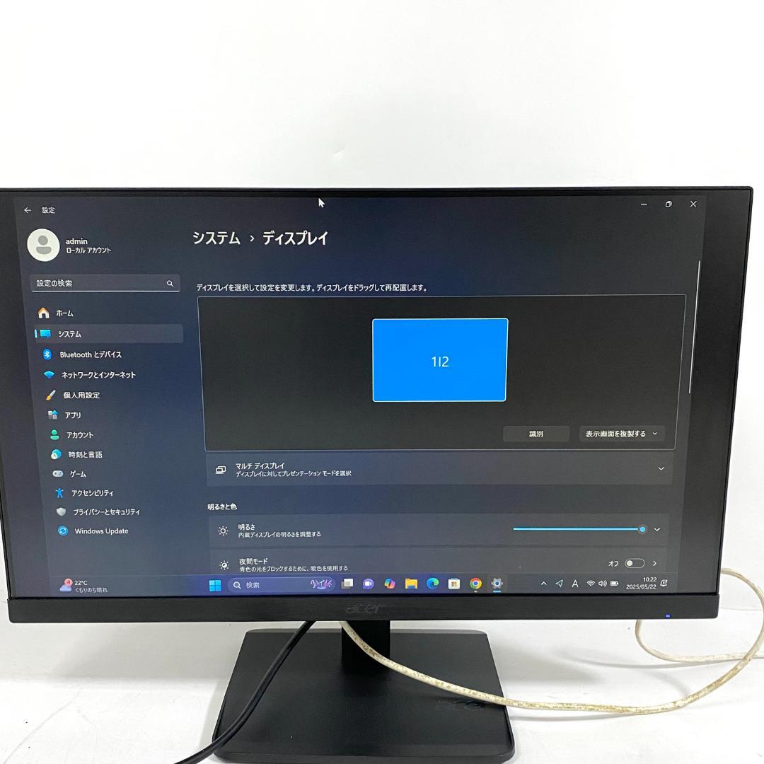 Acer エイサー ET271 27インチ 液晶モニター ディスプレイ