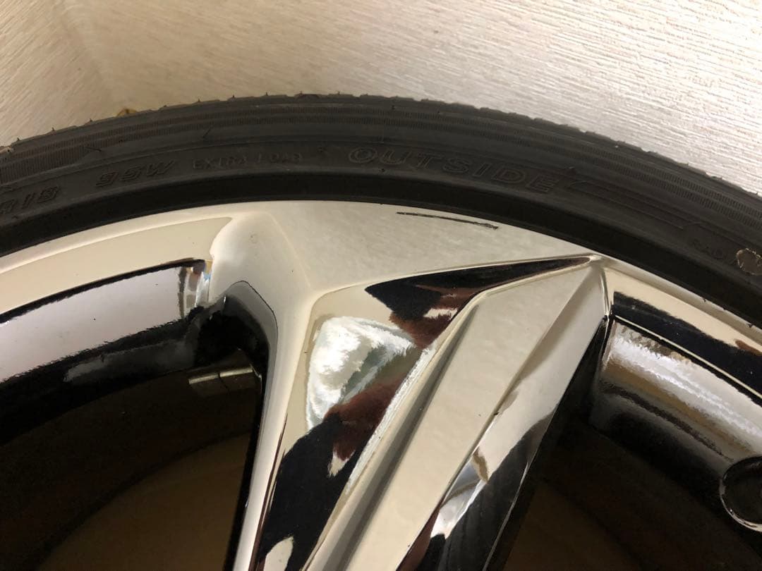 220系 クラウンRS 純正ホイール 18インチ スパッタリング