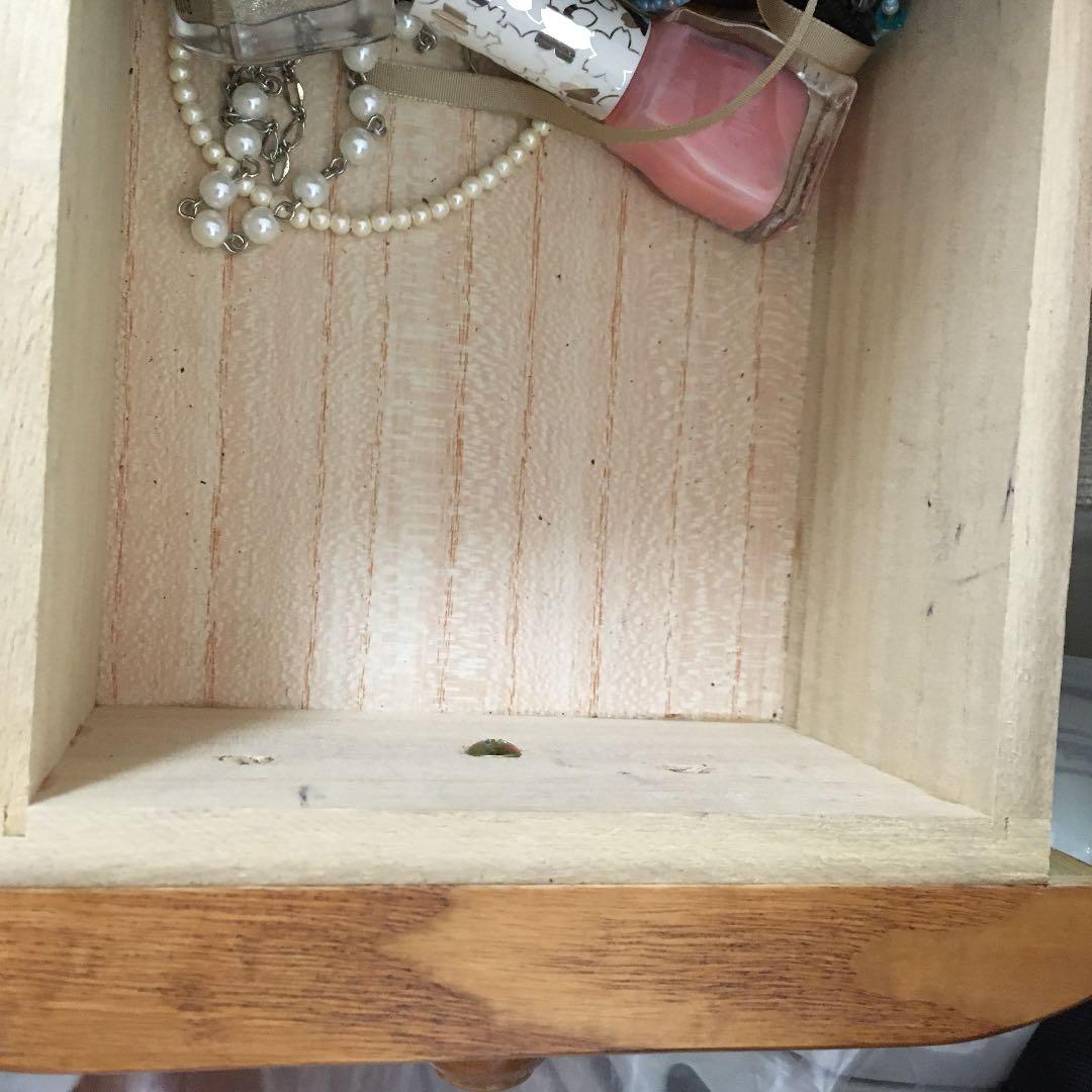 鏡台　ドレッサー　ライト、コンセント、引き出し付き