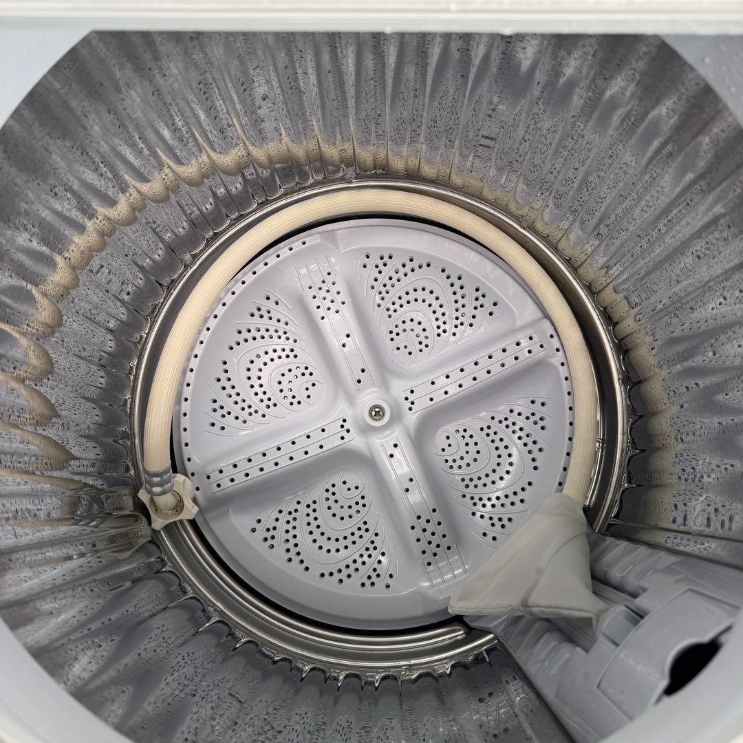 【商品説明欄必読】★ SHARP 洗濯機 5.5kg ES-T5E7-KW