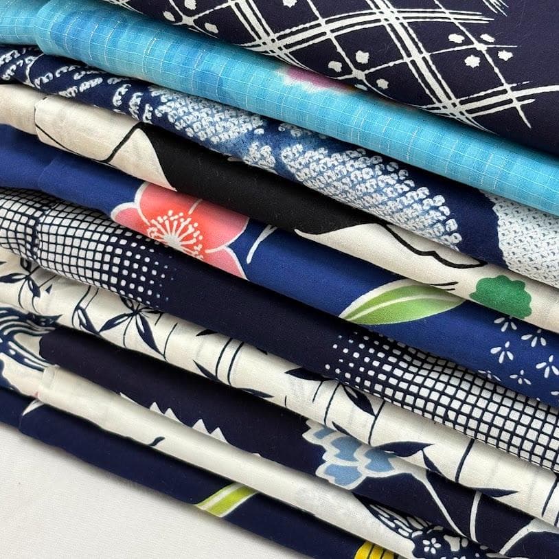 ゆりのはな　浴衣　女物　１０点　まとめ売り　未使用品～少々汚れ有り　綿　F703