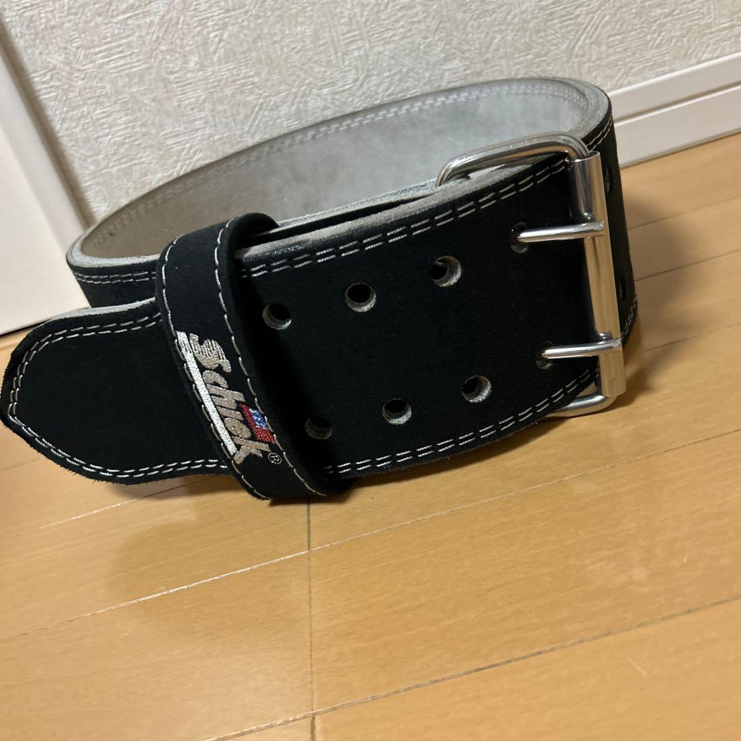 schiek トレーニング・パワーベルト 黒 リフティングベルト