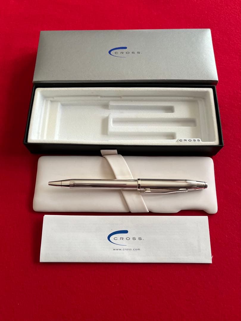 極美品‼️クロスボールペン センチュリー２スターリングシルバー ❗️
