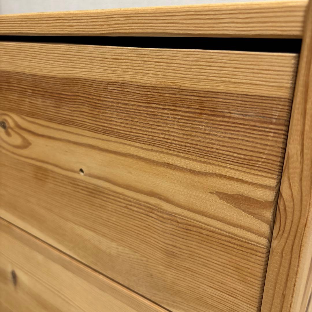 IKEA チェスト　パイン材　3段チェスト