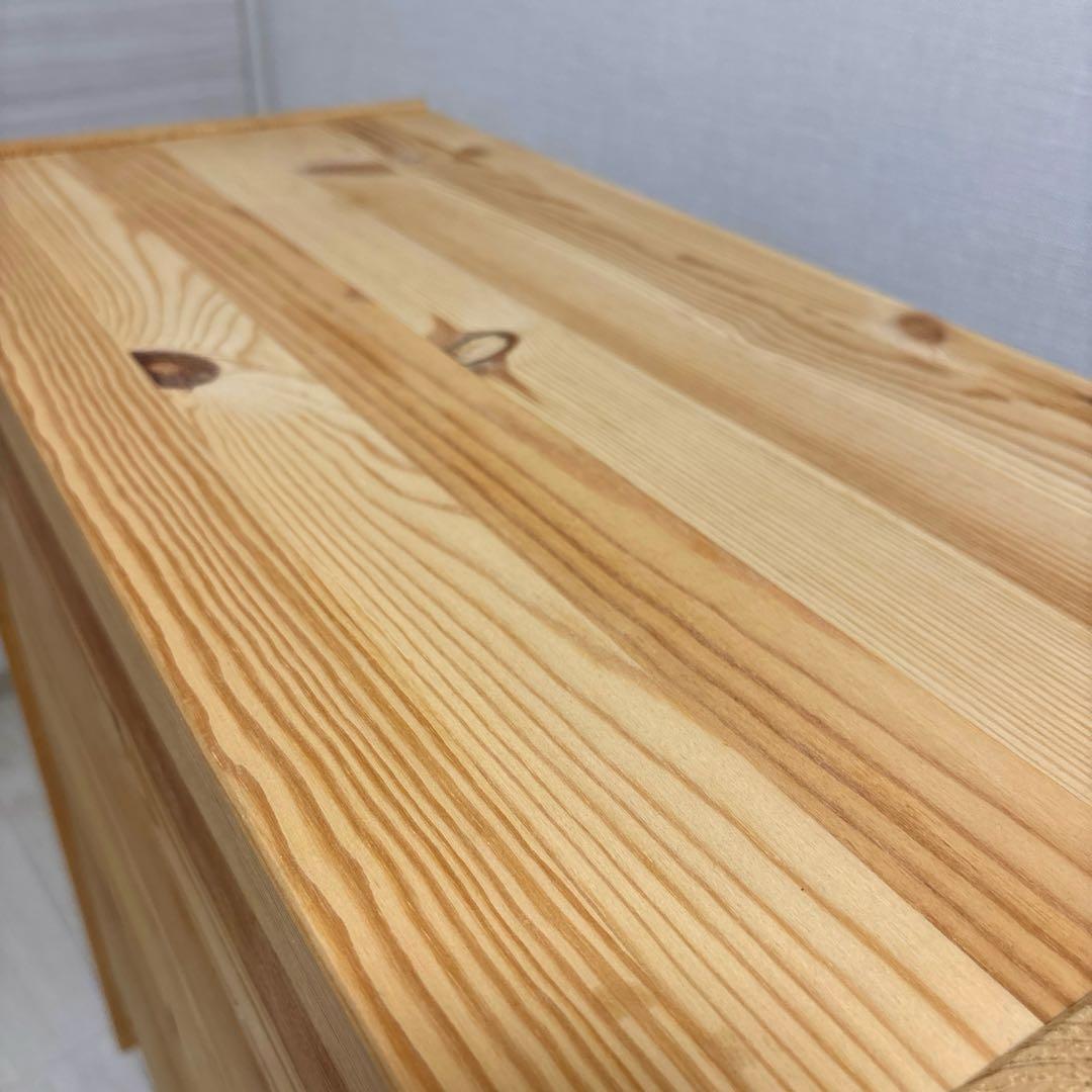 IKEA チェスト　パイン材　3段チェスト
