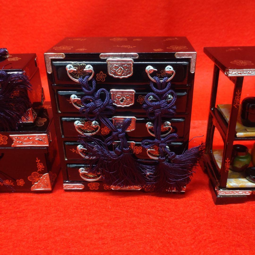 【雛蔵】雛道具本金蒔絵「光琳」