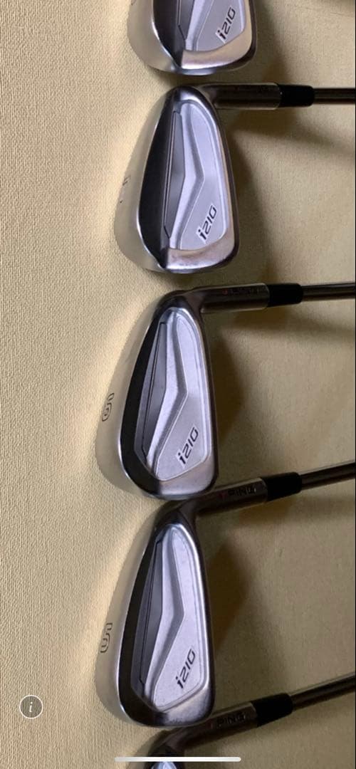 希少プロジェクトX 5.0 PING ピン i210 アイアン 7本4-w(P)