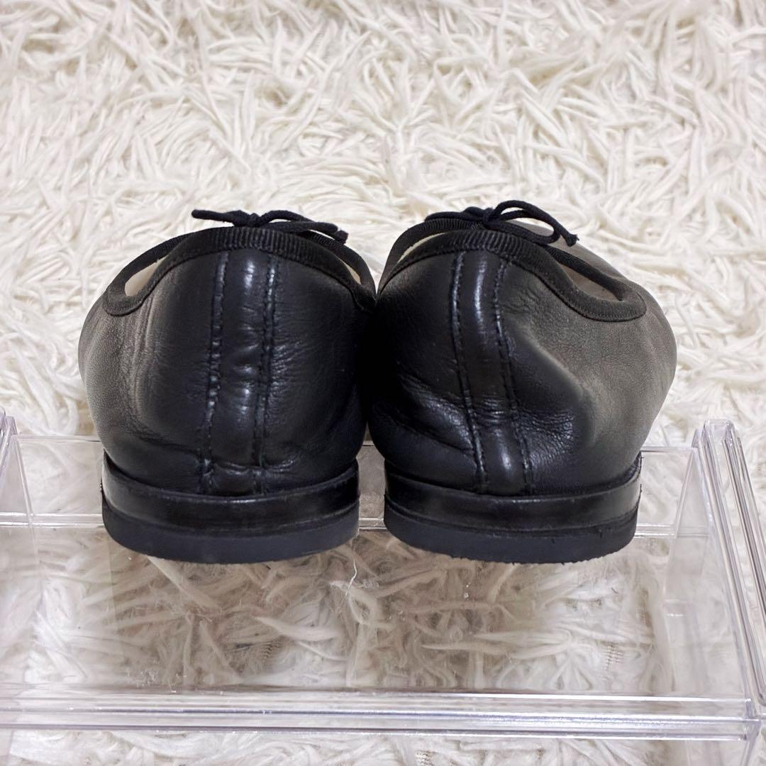 レペット バレエシューズ 39 本革 フラット リボン 黒