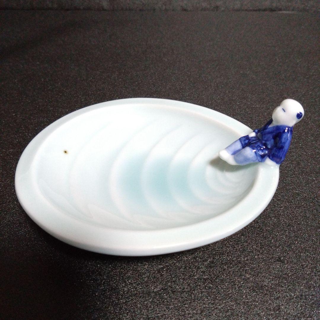 未使用 波佐見焼 光琳窯 一閑人 銘々皿5枚　お祝い　縁起物