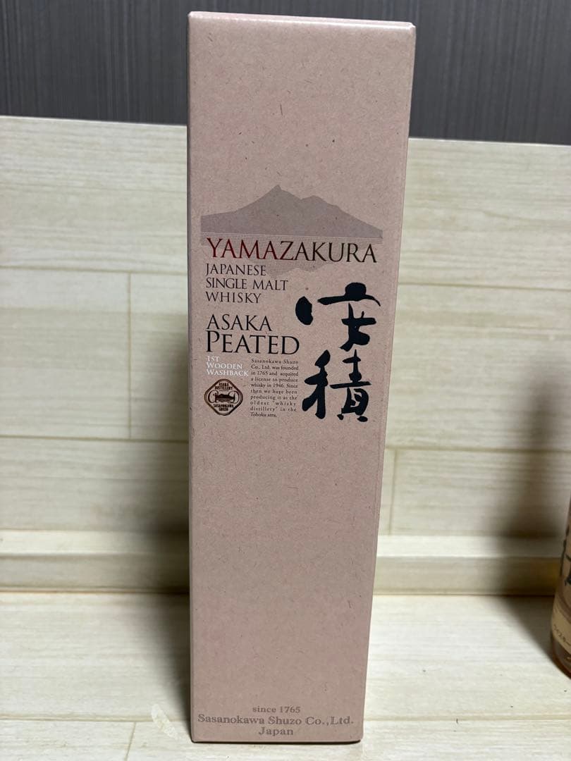 シングルモルト安積 ピーテッド 1st 700ml 箱入　越前和紙贈答包装済み