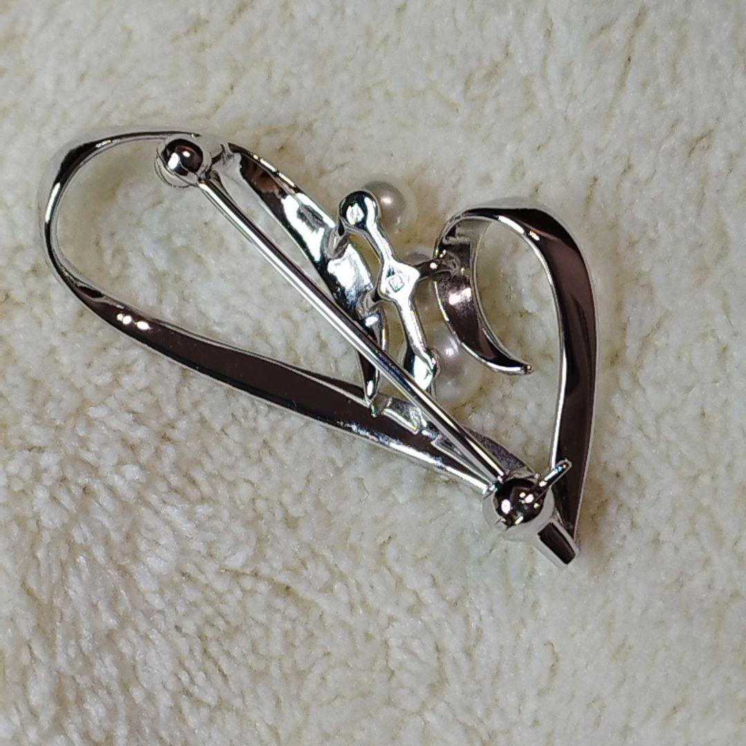 TASAKI タサキ 田崎真珠　パール　レディース　シルバー　ブローチ