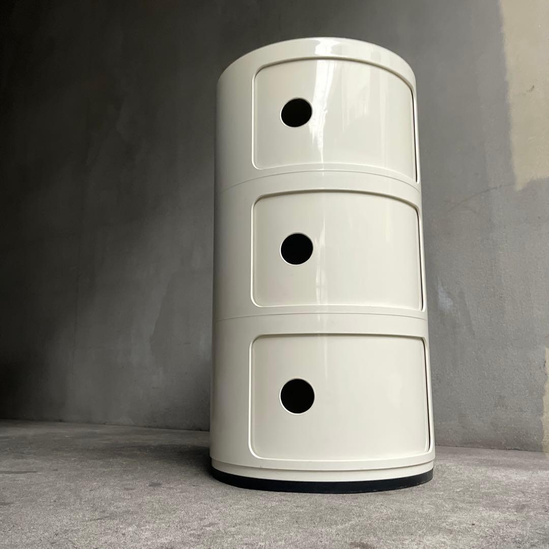 Kartell コンポニビリ ホワイト3段 正規品