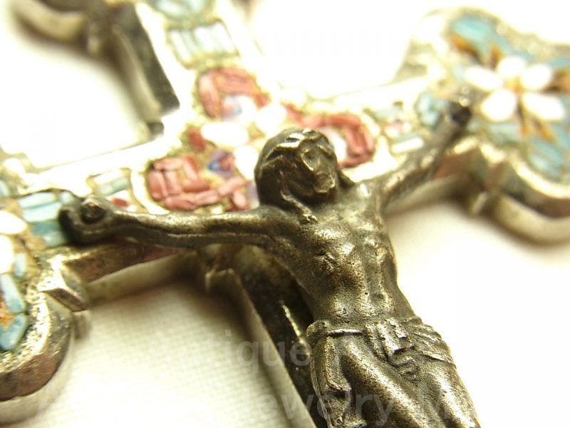 c1555イタリア マイクロモザイクタイル クロス《大型サイズ（S）》