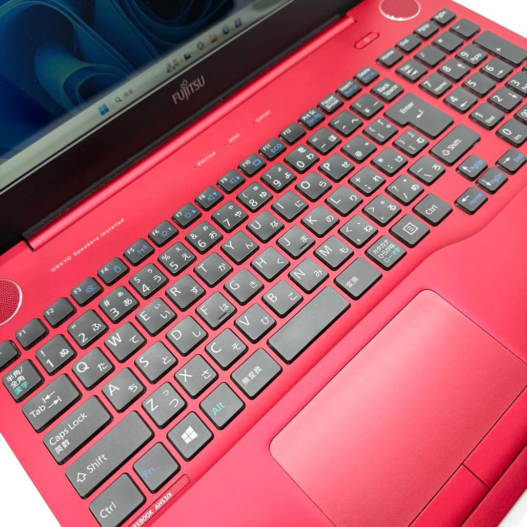 富士通ノートPC i7 16GB 新品SSD512 Blu-ray 11pro