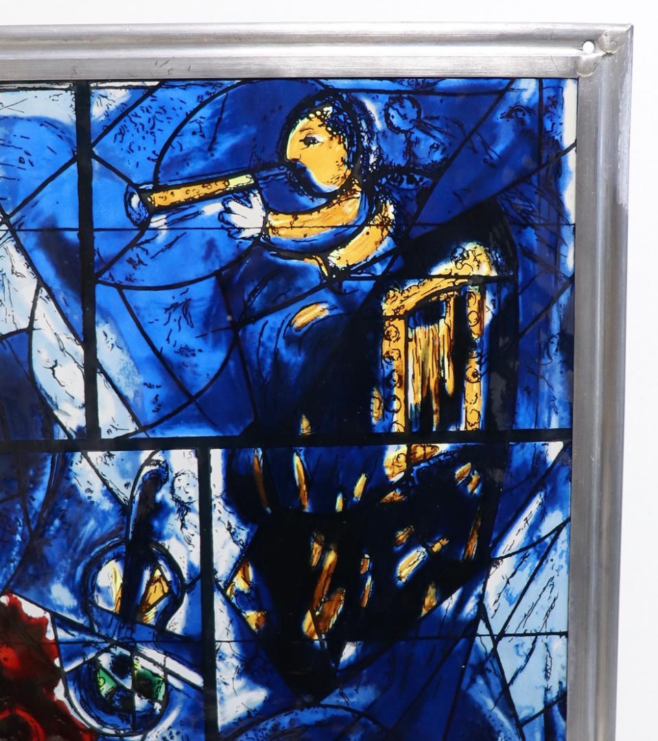 マルク・シャガール 大型ヴィンテージ ステンドグラス アメリカウィンドウズ2/4