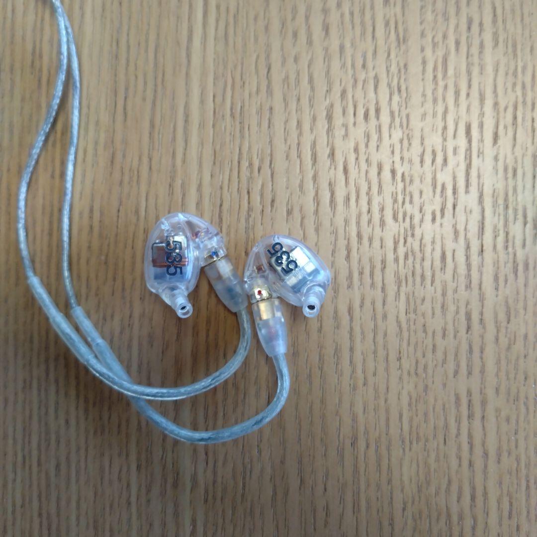 Shure SE535クリアカラー