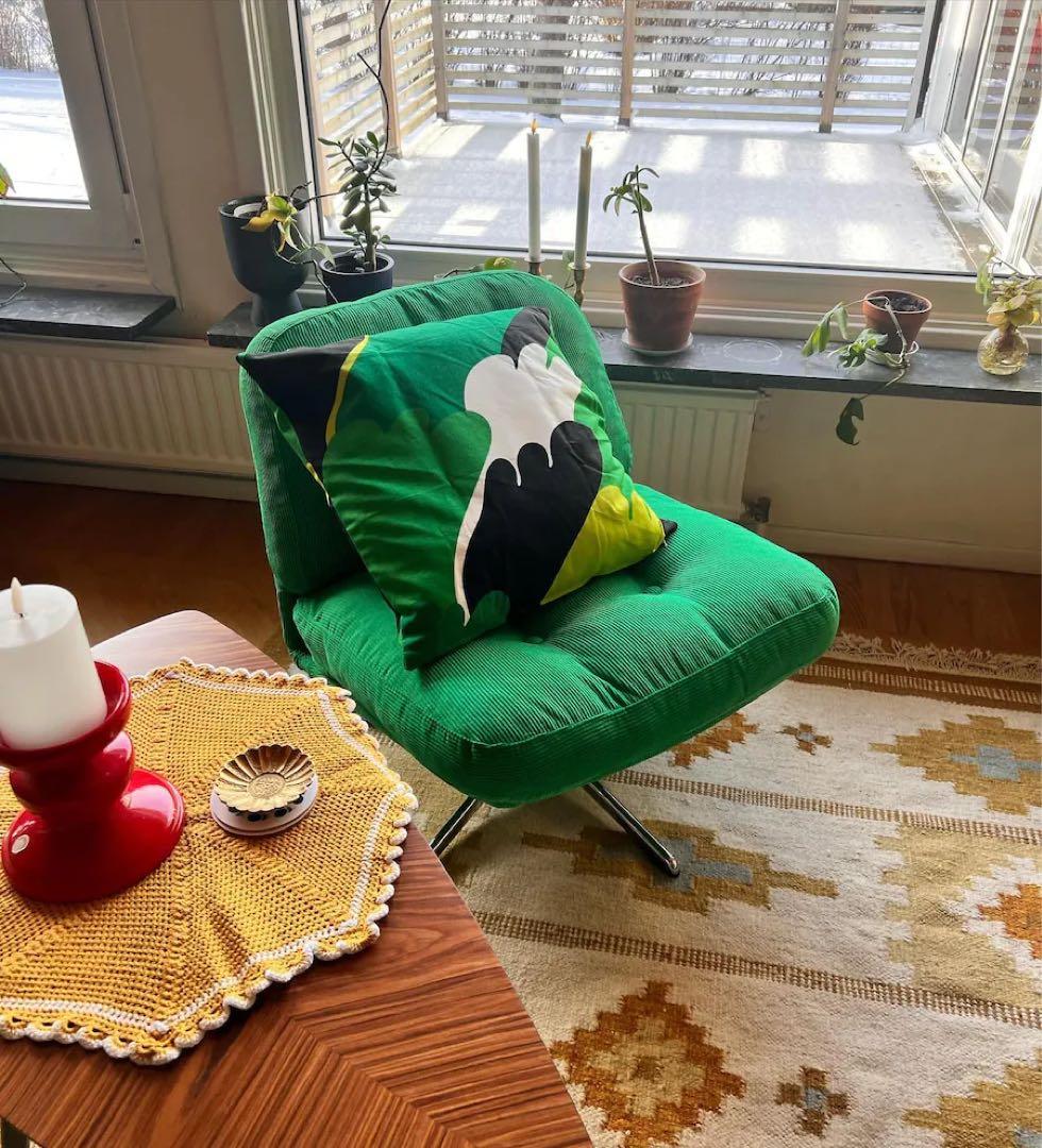 《【新品＊未開封 】》イケア 椅子 ディヴリンゲ ソファ 回転パーソナルチェア