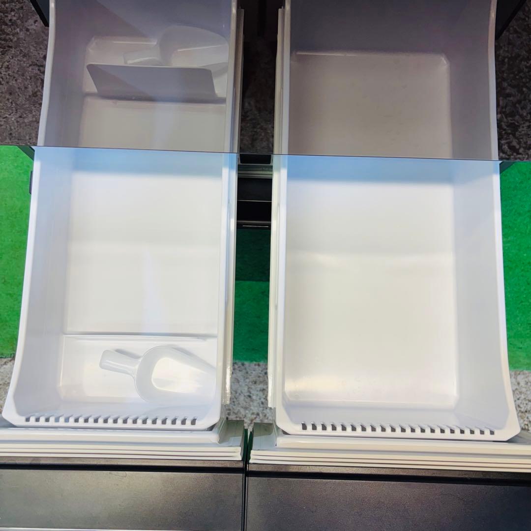 冷蔵庫 410L 大容量 両開き SHARP おしゃれカラー【地域限定配送無料】