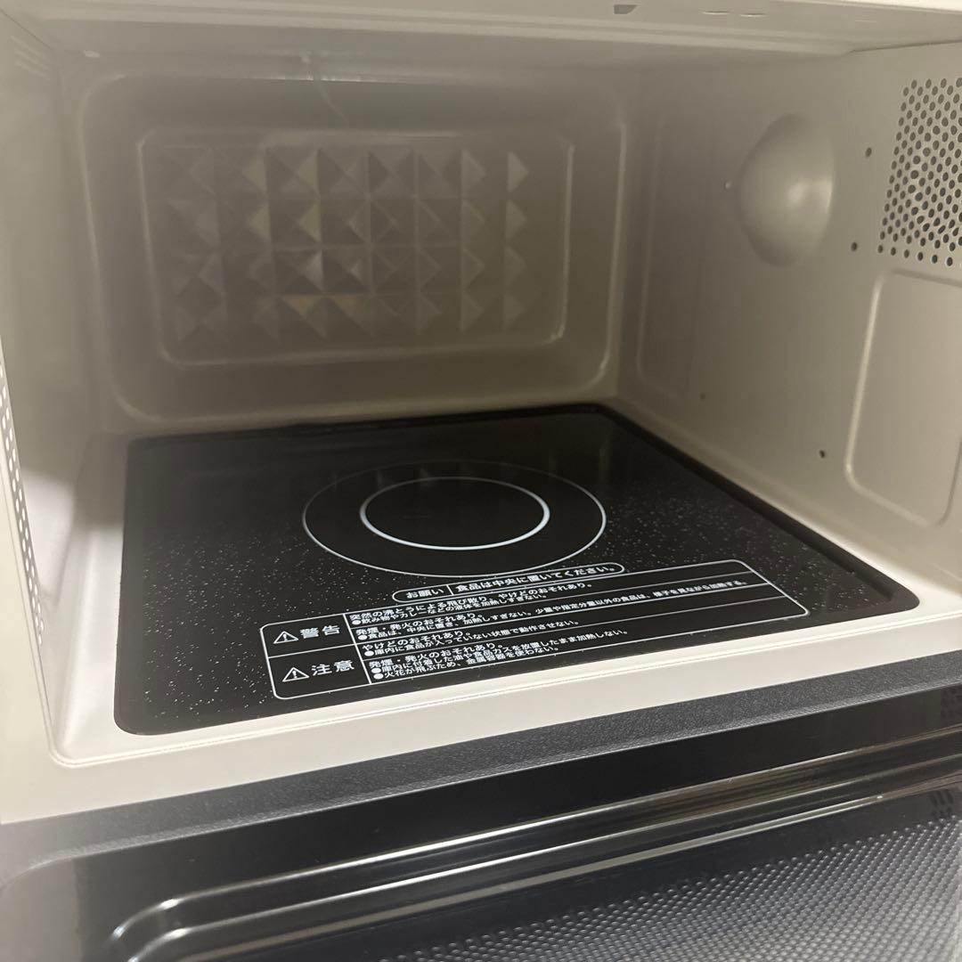 美品 Haier 2023年製 電子レンジ スタイリッシュモデル Hzフリー