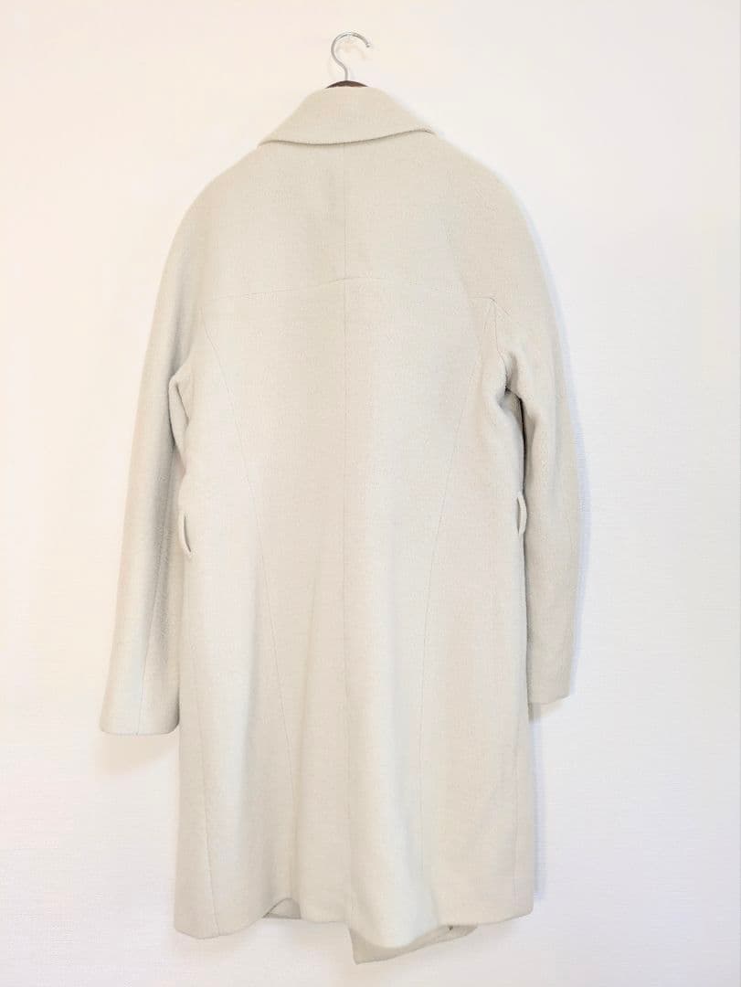 【未使用美品】tibi NEW YORK ベルト付きロングコート ウール シルク