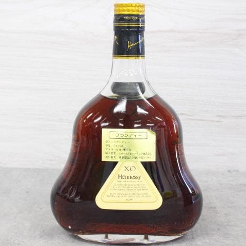 ◇未開栓 ヘネシー Hennessy XO 金キャップ クリアボトル 700ml