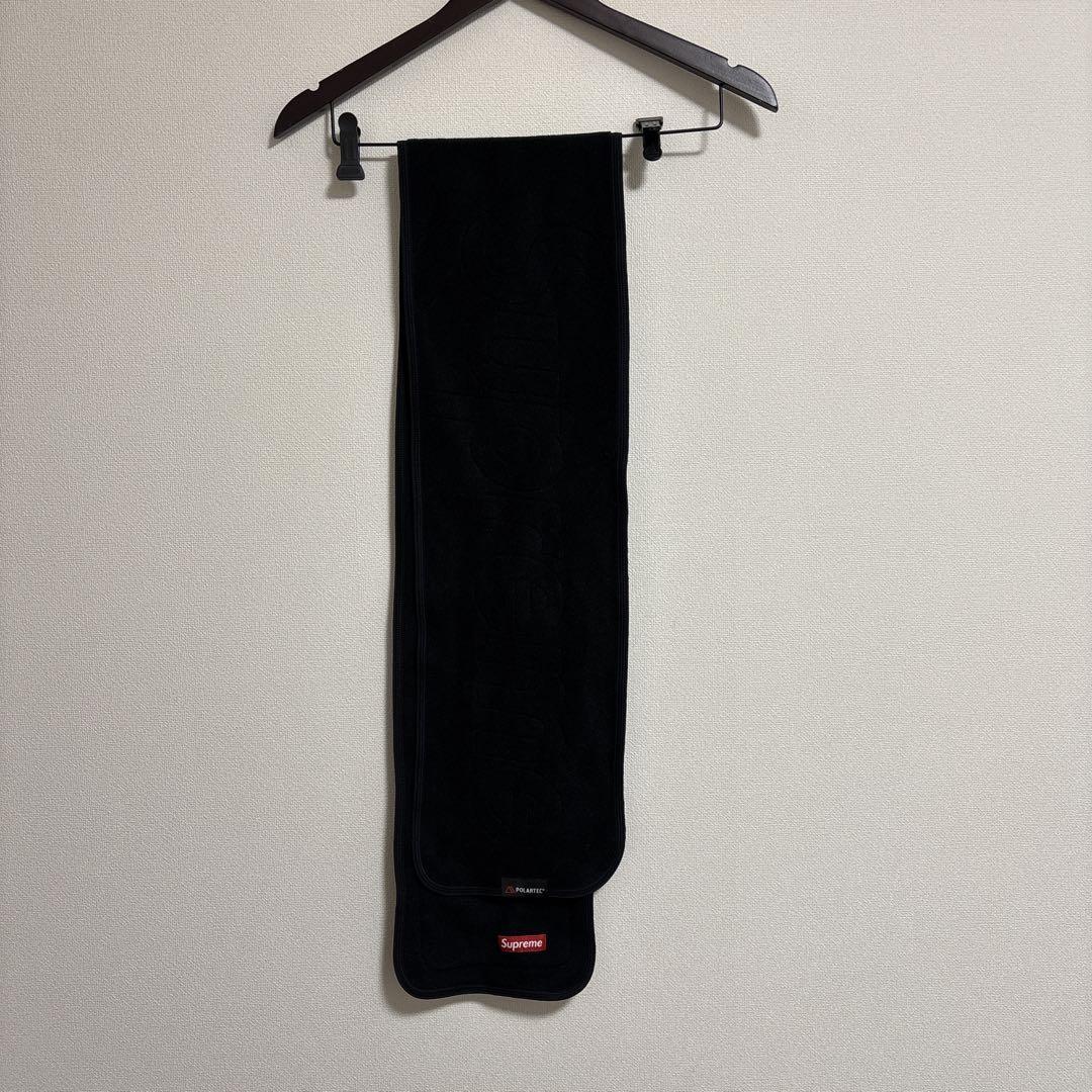 シュプリーム ブランケット フリース　マフラー　ブラック　ポーラテック 膝掛け