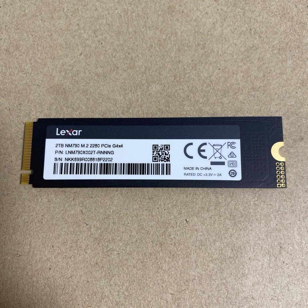内蔵型SSD Lexar NM790 SSD 2TB