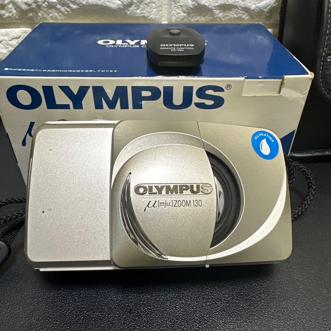 美品　OLYMPUS μ[mju:] ZOOM 130 動作確認済　元箱箱付き