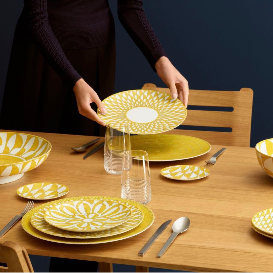 【新品 2枚 ギフト包装】エルメス　ソレイユ ドゥ エルメス　サービングプレート