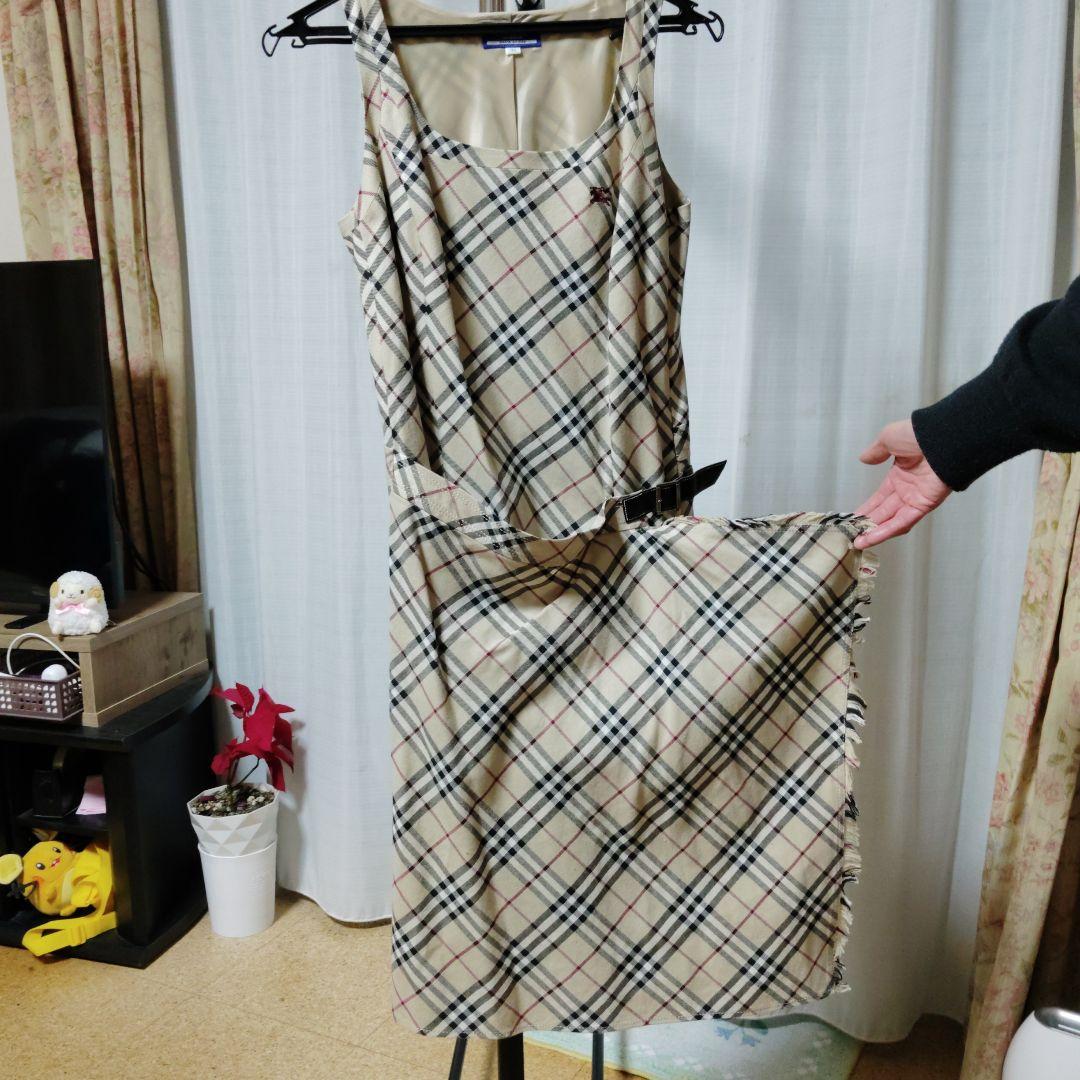 チェック柄ノースリーブミニワンピース38