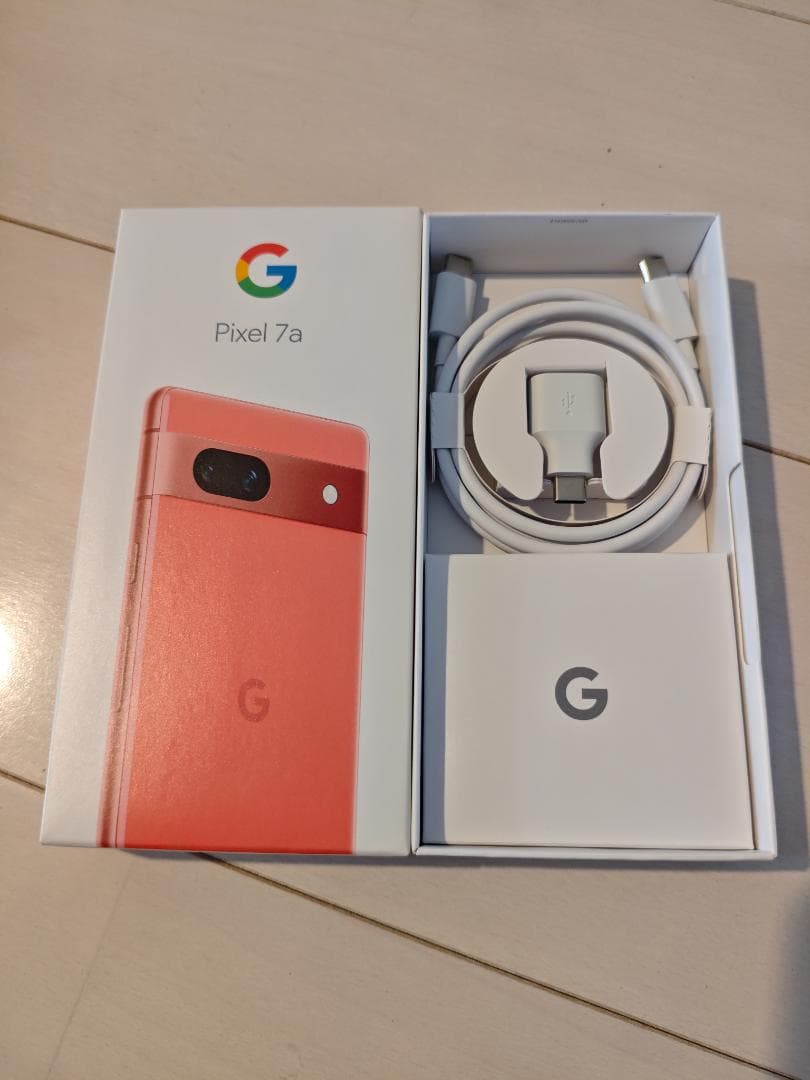 Pixel 7aコーラルSIMフリー Googleストア版 激レア限定ケース付