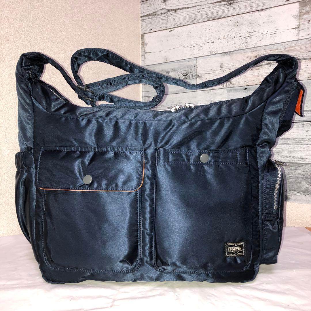 新品同様✨激レア ヘッドポーター タンカー 9nineショルダーバッグ ネイビー